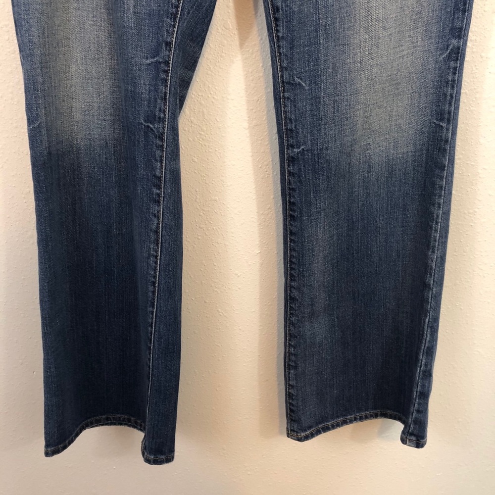 SOLD. Eddie Bauer curvy bootcut 14S distressed - Picture 4 of 13